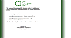 Desktop Screenshot of cicgroup.com